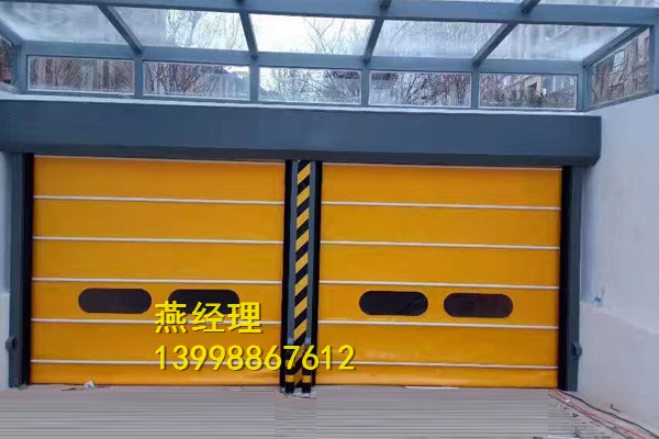 同軸電機快速門